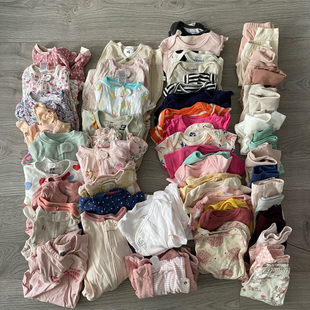 Baby girl clothes Bundle 0-3 months